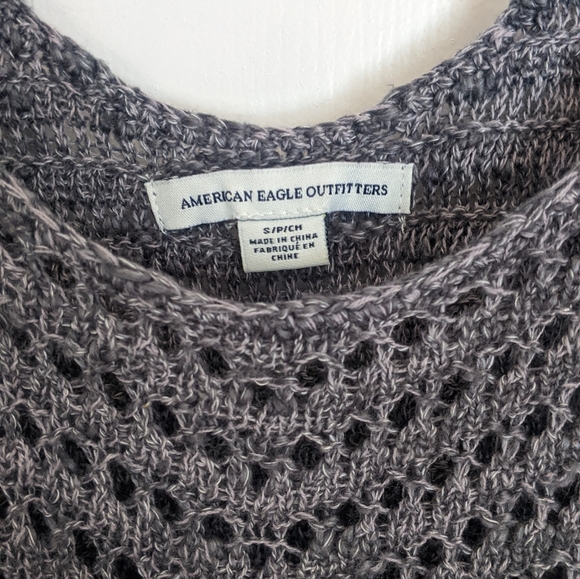 American Eagle Knit Tank Top Grey Size Small - Picture 3 of 5